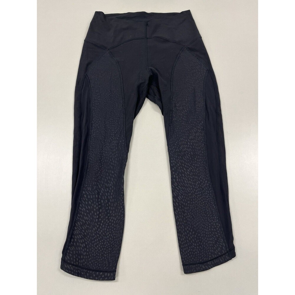 Women's Vintage Lululemon Black Leggings, Size 10
